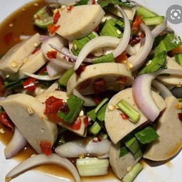 ยำหมูยอ น้ำปลาร้า