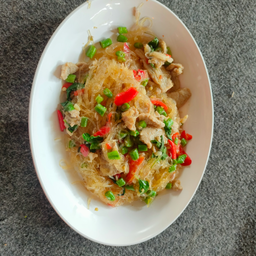 วุ้นเส้นผัดไข่