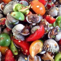 ตำเกาเหลาหอยแครง