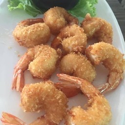 กุ้งชุปแป้งทอด