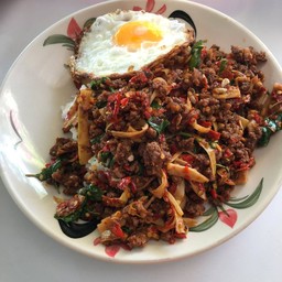 คั่วเนื้อหน่อไม้(ไม่รวมไข่)