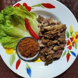 หมูนึ่ง+น้ำพริกข่า