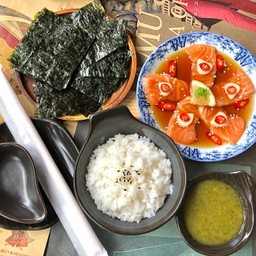 ชุดแซลมอนดองซีอิ๊ว