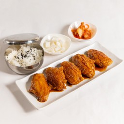 ไก่ทอดเกาหลีพร้อมเครื่องเคียง