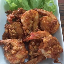 กุ้งทอดกระเทียม