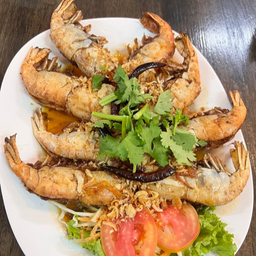 กุ้งนิ่มราดซอสมะขาม