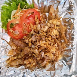 กั้งทอดกระเทียม