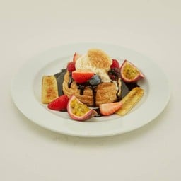 แป้งพัฟสอดไส้ซอสช็อคโกแลต