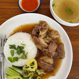 ข้าวหน้าเนื้อ(ใจเสือ)