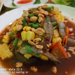 ตำข้าวโพดกุ้งสด