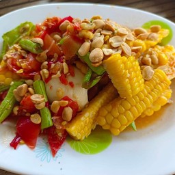 ตำไทยข้าวโพดไขเค็ม