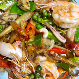 ผัดฉ่าทะเลรวม  (กับข้าว)