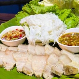 เมี่ยงหมูสามชั้นลวก