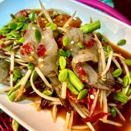 ตำกุ้งสดปลาร้า