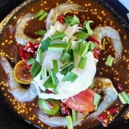 (เล็ก)แซ่บตาตีบกุ้งสด