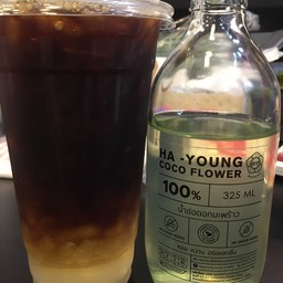 แบลคคอฟฟี่-น้ำช่อดอกมะพร้าว