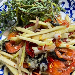 ตำมะม่วงปูปลาร้า