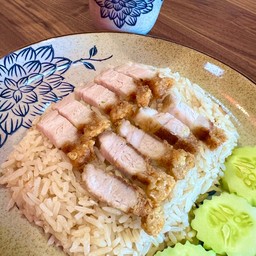 ข้าวมันหมูกรอบ