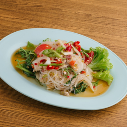 ยำวุ้นเส้นหมูสับ