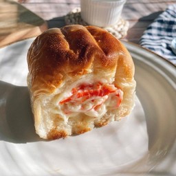 ขนมปังปิ้งปูอัดมาโย