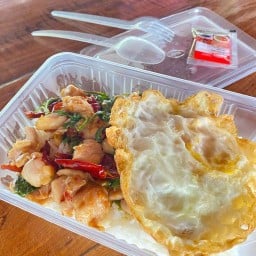 ข้าวผัดกะเพรา ผัดกะเพรา กะเพรา