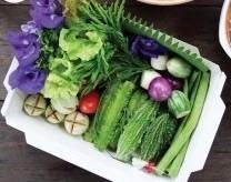 Veggie ชุดผักลวกออแกนิค น้ำพริกกะปิ