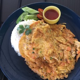 ข้าวไข่เจียวหมูสับ