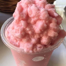 นมสดน้ำแดงปั่น