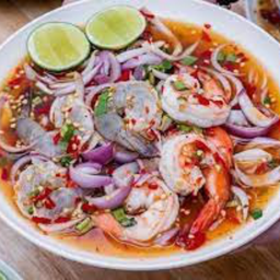 ยำนัวกุ้งสองสหาย