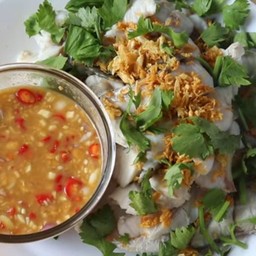 ปลากระพงลวกจิ้ม