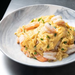 ข้าวไข่ข้น กุ้ง
