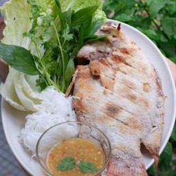 เมี่ยงปลาทับทิมเผาเกลือ ไซด์ XXL