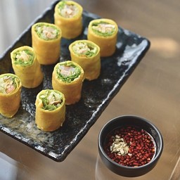 ปอเปียะสดขนมเบื้องฮอยอัน Banh Xeo Cuon