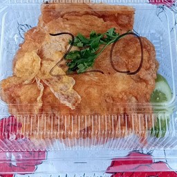 หมูปิ้งโบราณ หน้าตลาดวัดนางสาว