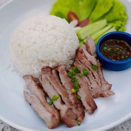 ข้าวคอหมูย่าง