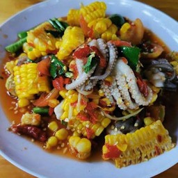 ตำข้าวโพดทะเล