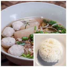 เกาเหลาน้ำใส+ข้าวเปล่า