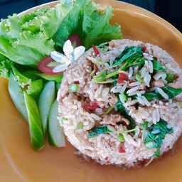 ข้าวกระเพราคลุก