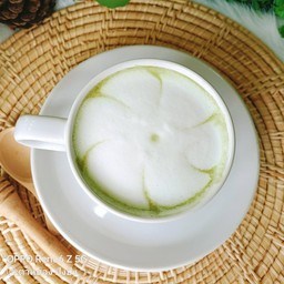 ชาเขียวมะลิ ร้อน