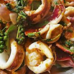 ผัดฉ่าปลาหมึก