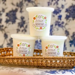 พุดดิ้งนมสดมะพร้าวอ่อนโฮมเมด