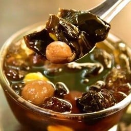 เฉาก๊วย แปะก๊วย น้ำลำไยสีทอง