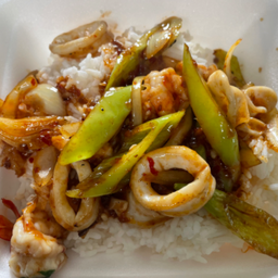 ผัดพริกเผา(กับข้าว)