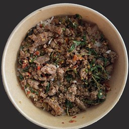 กระเพราจี๊ดจ๊าด  บ้านตามสั่ง