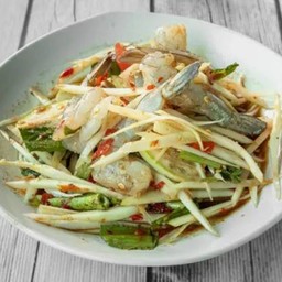 ตำกุ้งสด