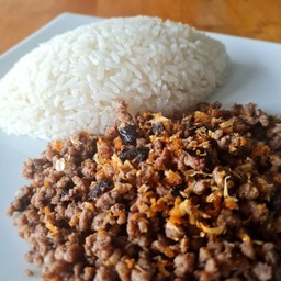 ข้าว หมูสับหนำเลี๊ยบ