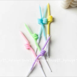 เทียนเกลียว พาสเทล 3 เกลียว