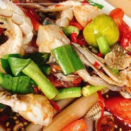 เหลาปูม้าหอยแครง