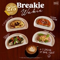 Breakie Wakie (all-day breakfast toast + 1 drink)