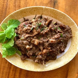 ลาบดิบคั่ว